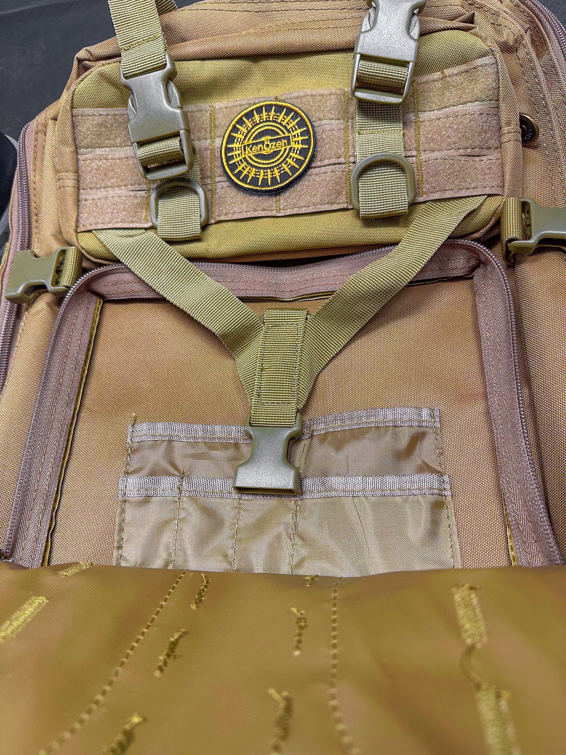 Kenözen Military Backpack KenÖzen Arctos 45L Outdoor Rucksack Backpack, Morale/Unit Patch and Hydration System