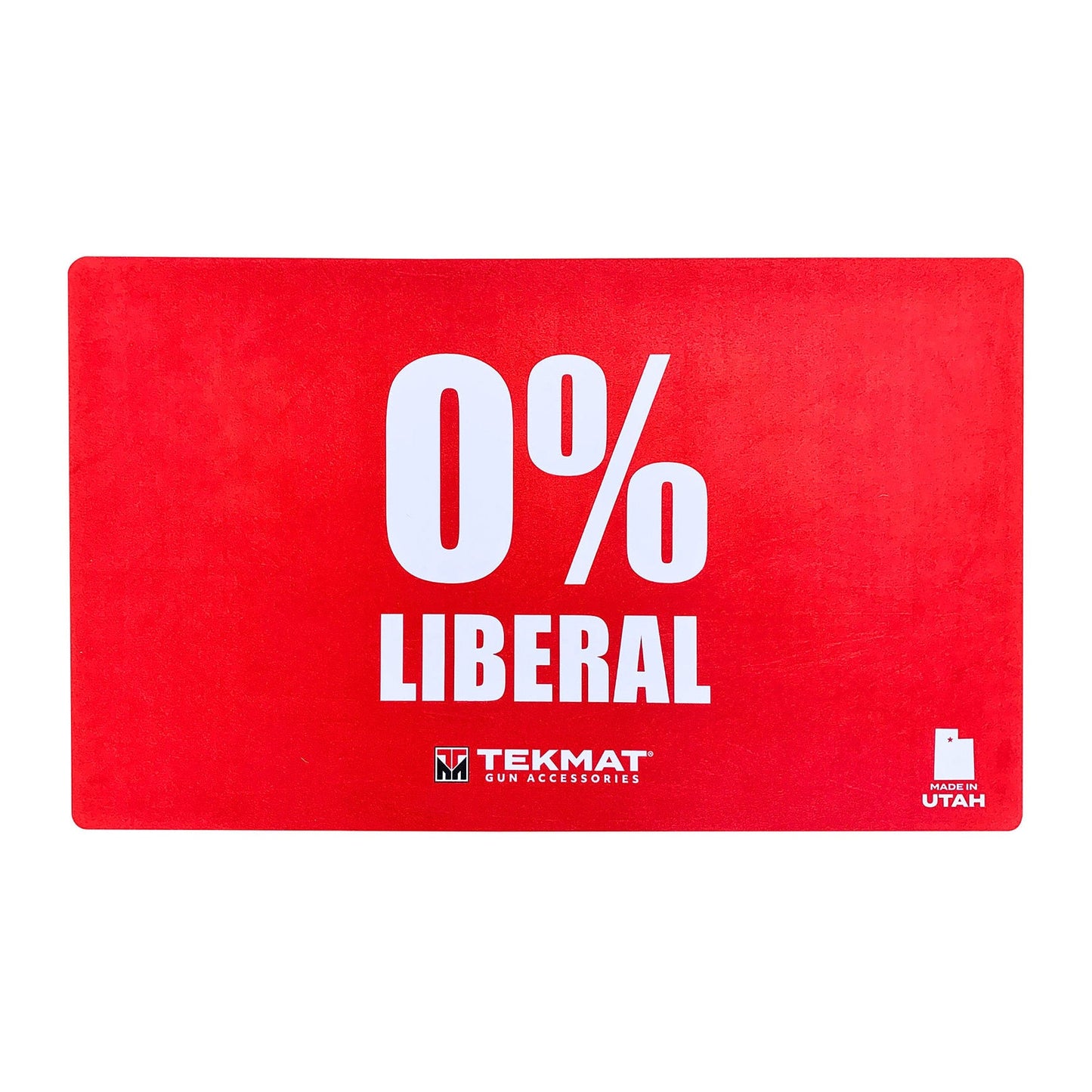 Kenözen Zero Percent Liberal Door Mat - Red, 25"x42"