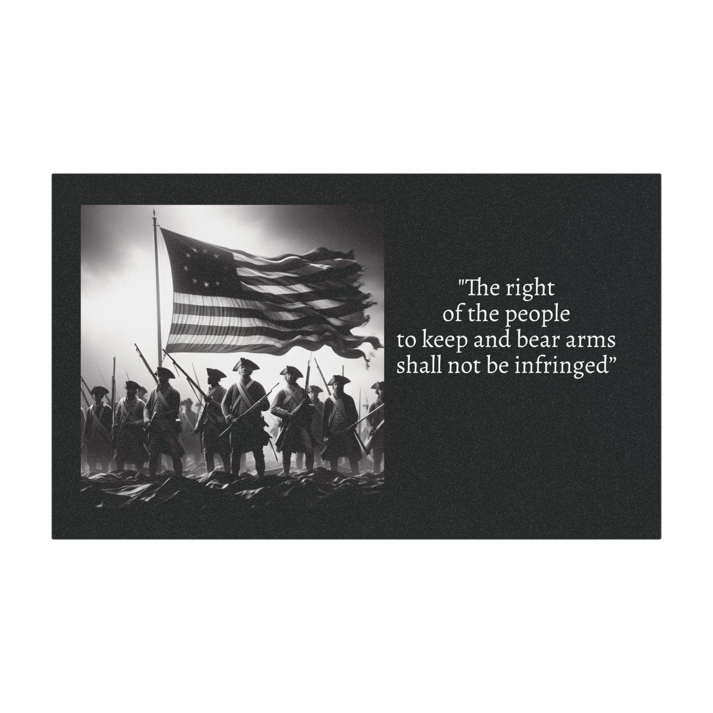 Printify Home Decor 7.5'' × 4.5'' / Rectangle / 1 pc Patriot Magnet