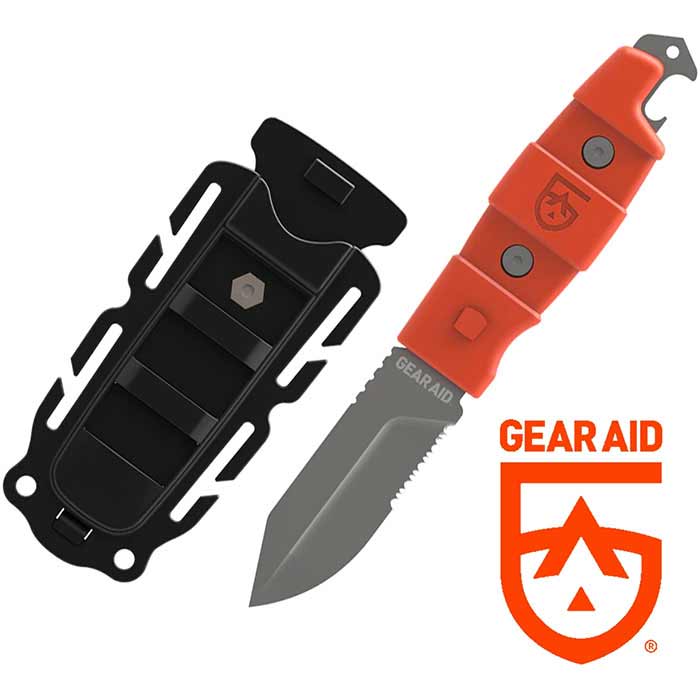 Tactical Gear knives Buri Drop Point Knife Orange